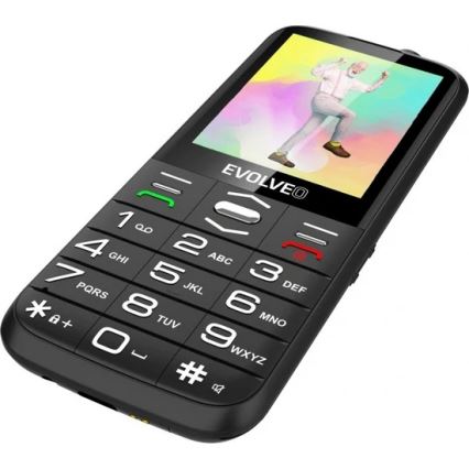 Evolveo - EasyPhone XO mobiltelefon til seniorer sort