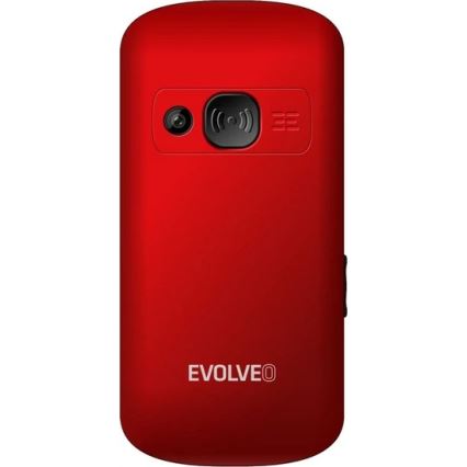 Evolveo - EasyPhone XS, mobiltelefon til seniorer, rød