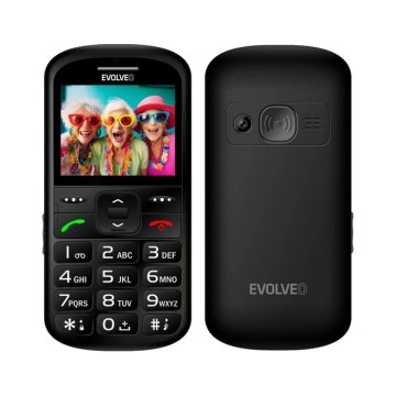 Evolveo - EasyPhone XS, mobiltelefon til ældre sort