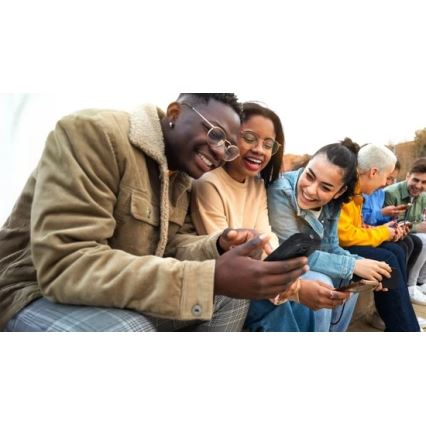 Evolveo - MaxPhone A1, knaptelefon med Dual SIM, sort