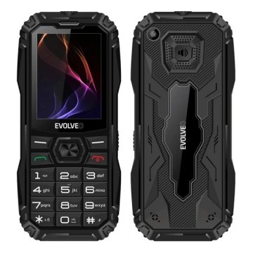 Evolveo - MaxPhone A1, telefon med fysiske taster og Dual SIM, sort