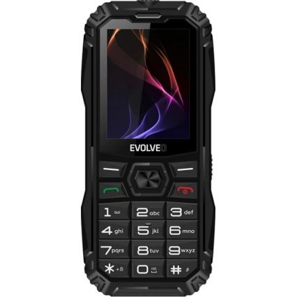 Evolveo - MaxPhone A1, telefon med fysiske taster og Dual SIM, sort