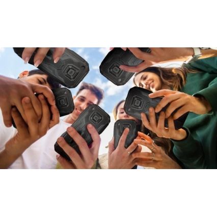 Evolveo - MaxPhone A1, telefon med fysiske taster og Dual SIM, sort