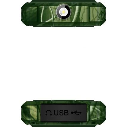 Evolveo - StrongPhone H1, vandtæt Dual SIM-telefon i jagtkamouflage