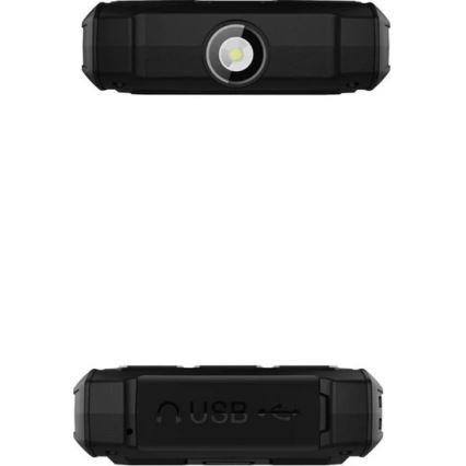 Evolveo - StrongPhone H1, vandtæt Dual-SIM-telefon, sort-sølv