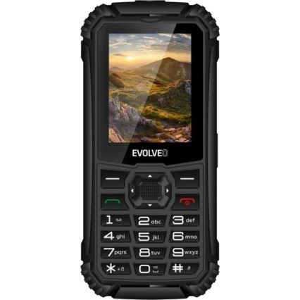 Evolveo - StrongPhone Q1 vandtæt Dual SIM-telefon i sort