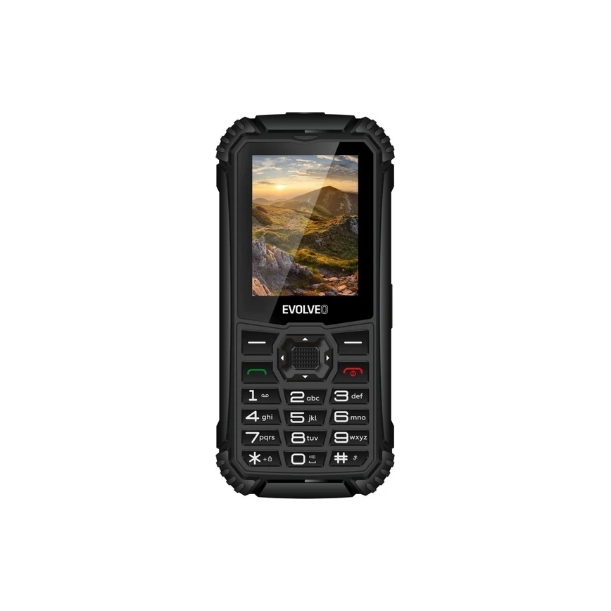 Evolveo - StrongPhone Q1 vandtæt Dual SIM-telefon i sort