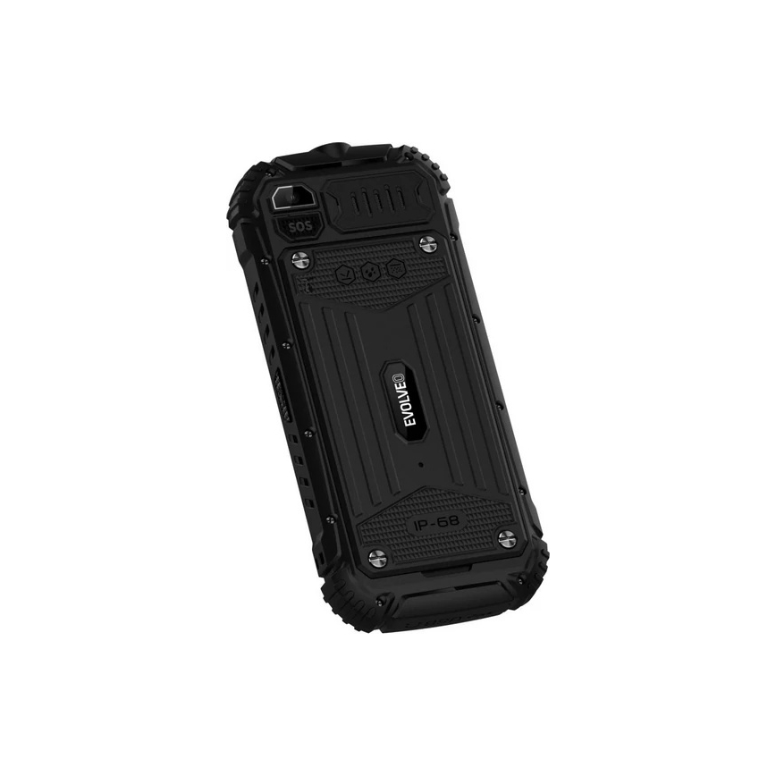 Evolveo - StrongPhone Q1 vandtæt Dual SIM-telefon i sort