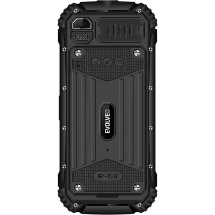 Evolveo - StrongPhone Q1, vandtæt Dual-SIM-telefon, sort