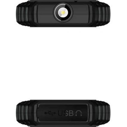 Evolveo - StrongPhone Q1, vandtæt Dual-SIM-telefon, sort