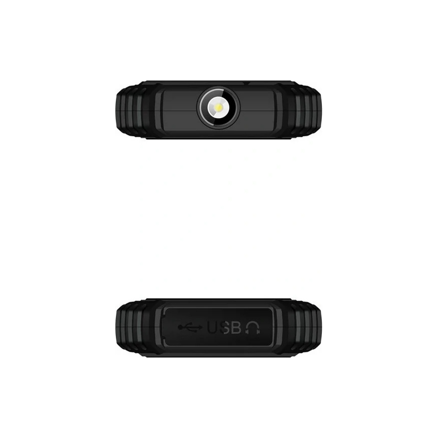 Evolveo - StrongPhone Q1, vandtæt Dual-SIM-telefon, sort