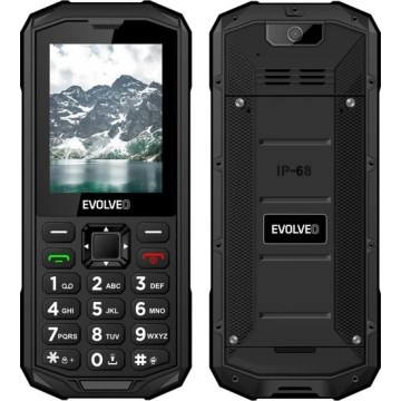 Evolveo - StrongPhone X5, vandtæt Dual SIM-telefon, sort - grå