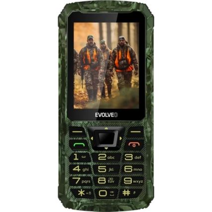 Evolveo - StrongPhone Z6 vandtæt Dual SIM-telefon i jagtkamouflage