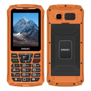 Evolveo - StrongPhone Z6, vandtæt Dual SIM-telefon i orange