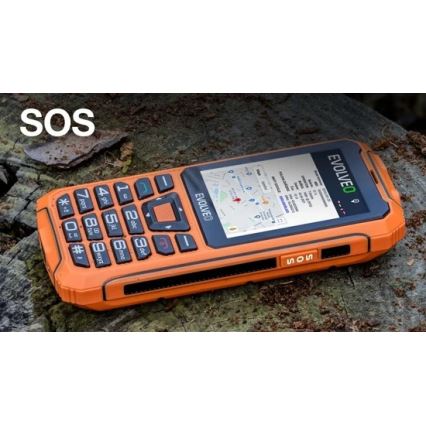 Evolveo - StrongPhone Z6 vandtæt Dual SIM-telefon i orange