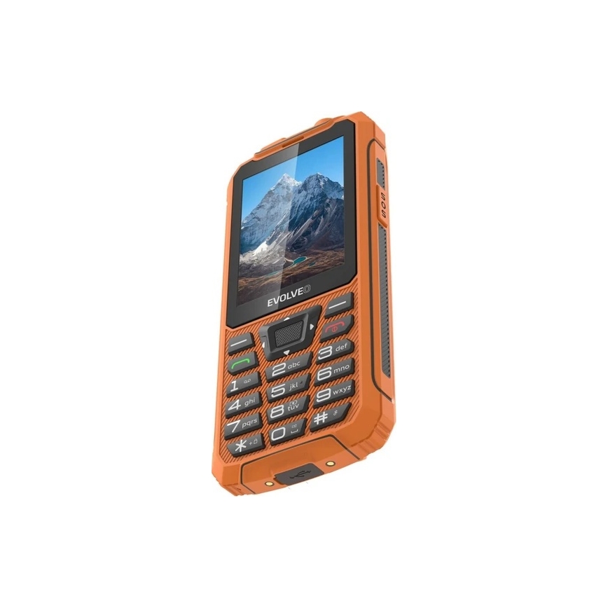 Evolveo - StrongPhone Z6 vandtæt Dual SIM-telefon i orange