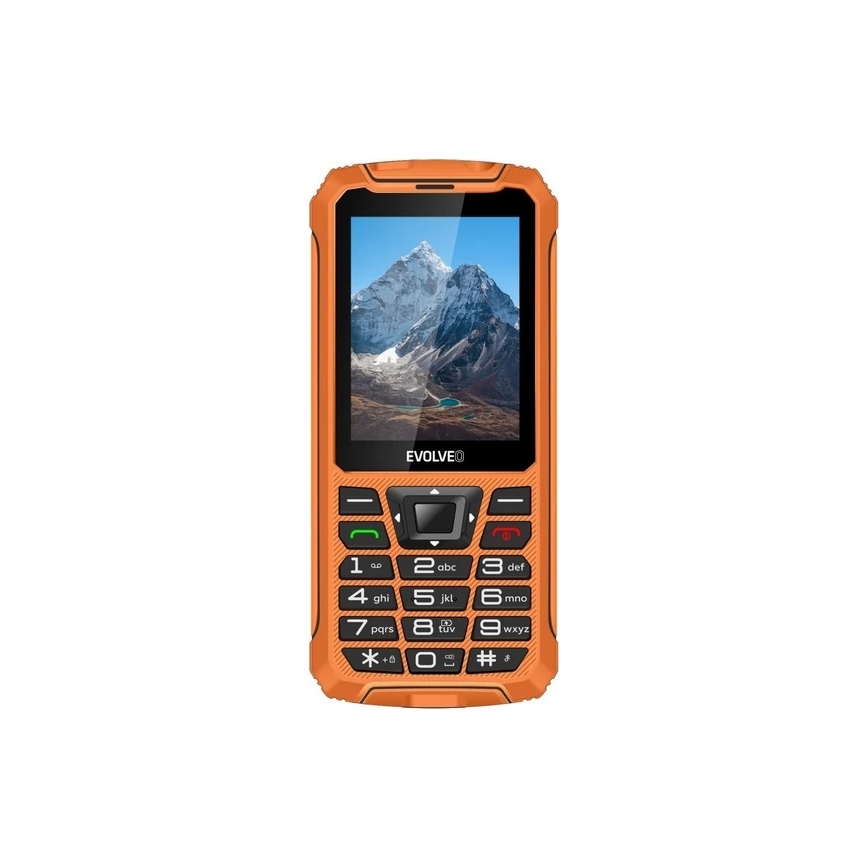 Evolveo - StrongPhone Z6, vandtæt Dual-SIM-telefon, orange