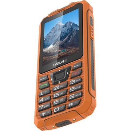 Evolveo - StrongPhone Z6, vandtæt Dual-SIM-telefon, orange