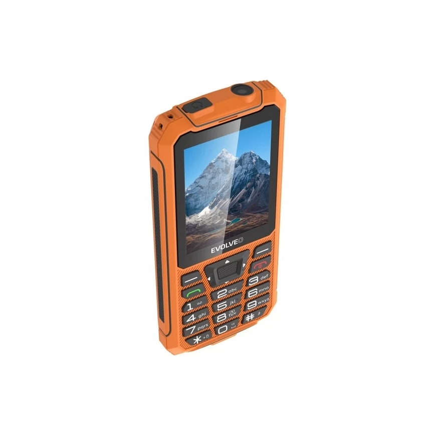 Evolveo - StrongPhone Z6, vandtæt Dual-SIM-telefon, orange