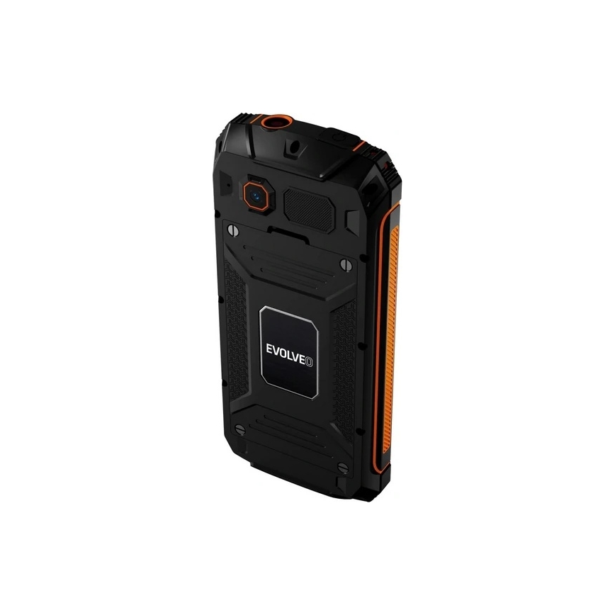 Evolveo - StrongPhone Z6, vandtæt Dual SIM telefon, sort - orange