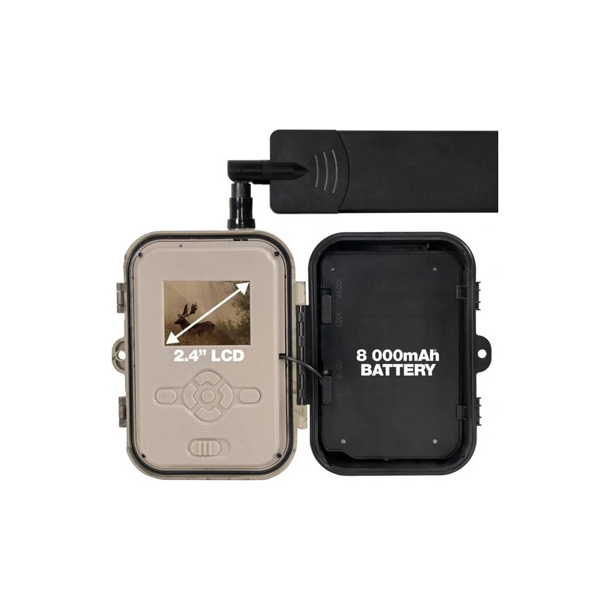 Evolveo - StrongVision Dual PRO 4G, vildtkamera med 4G-overførsel, 16 GB