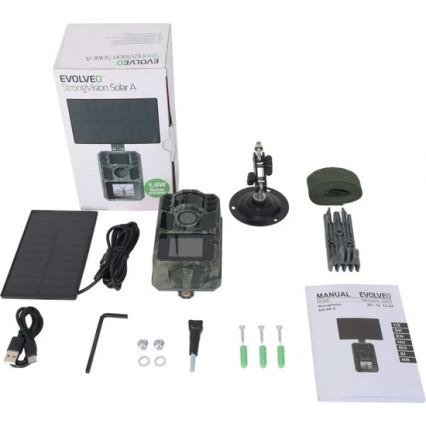 Evolveo - StrongVision Solar A, vildtkamera med solcellepanel