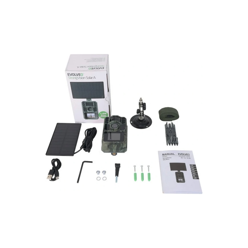 Evolveo - StrongVision Solar A, vildtkamera med solcellepanel