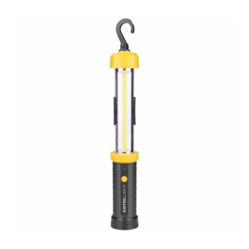 Extol - Bærbar LED lampe genopladelig LED/2000 mAh/3,6V sort/gul