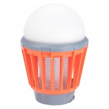 Extol - Bærbar LED lampe med insektfælde LED/3W/2000 mAh/3,7V IPX6