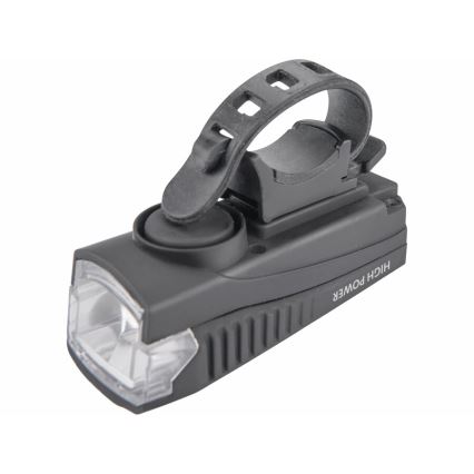 Extol - Genopladelig LED lommelygte m. cykelhorn LED/5W/1200 mAh/3,7V IPX4