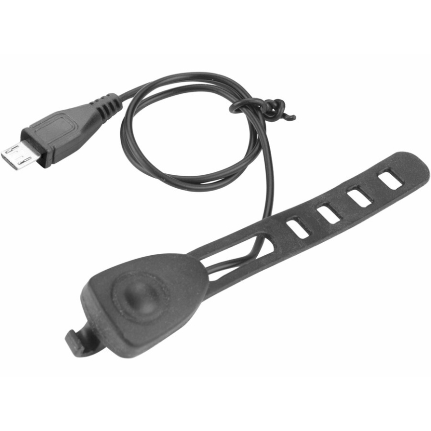 Extol - Genopladelig LED lommelygte m. cykelhorn LED/5W/1200 mAh/3,7V IPX4