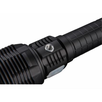Extol - Genopladelig LED lommelygte m. powerbank dæmpbar LED/60W/10000 mAh 8000 lm IPX4 sort