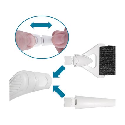 Extol - Genopladelige briller med forstørrelseslinser og LED-belysning/300 mAh