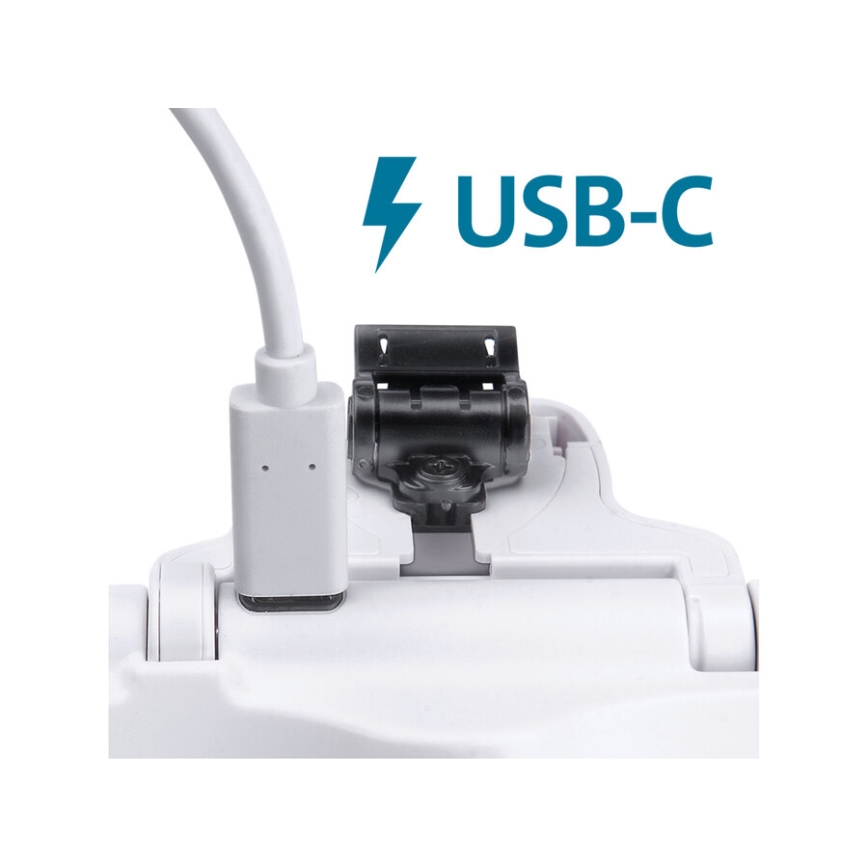 Extol - Genopladelige briller med forstørrelseslinser og LED-belysning/300 mAh
