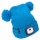Extol - Hue med pandelampe og USB-opladning 250 mAh blå med kvast børnestørrelse