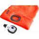 Extol - Hue med pandelampe og USB-opladning 250 mAh neon-orange str. UNI