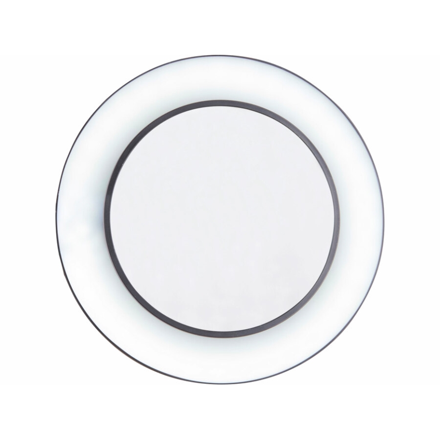 Extol - LED bordlampe dæmpbar med forstørrelsesglas LED/8W/5V 2900/4500/7500K sort