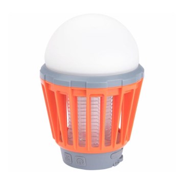 Extol - LED Bærbar lampe med insektfanger LED/3W/2000 mAh/3,7V IPX6