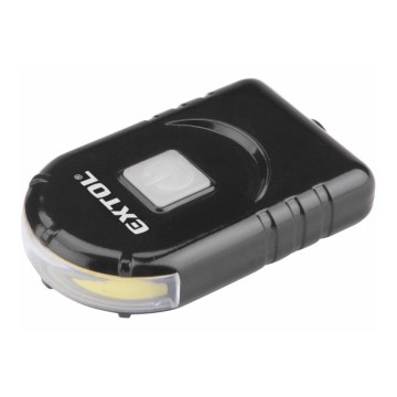 Extol - LED genopladelig pandelampe med clip LED/500 mAh