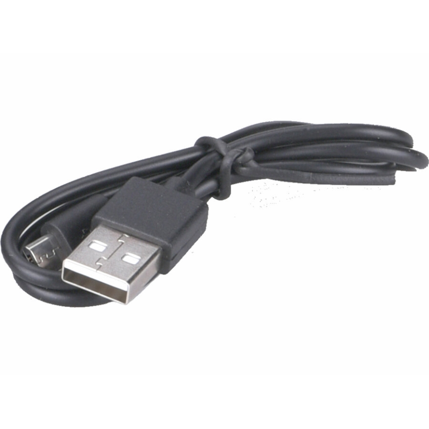 Extol - Genopladelig LED-pandelampe med sensor og rødt lys, LED/3W/1200 mAh/3,7V orange/sort