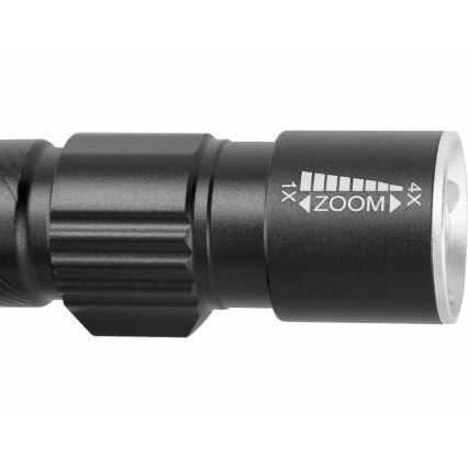 Extol - LED lommelygte LED/3W/450 mAh/3,7V sort