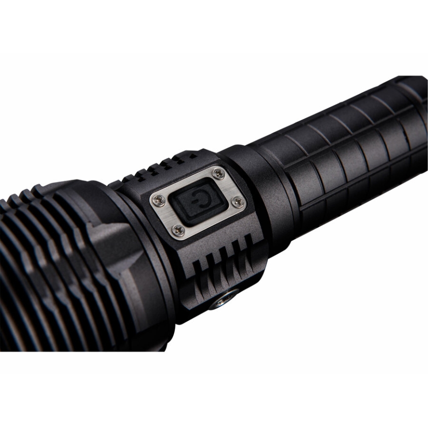 Extol - LED Dæmpbar Genopladelig Lommelygte med Powerbank LED/60W/10000 mAh 8000 lm IPX4 Sort