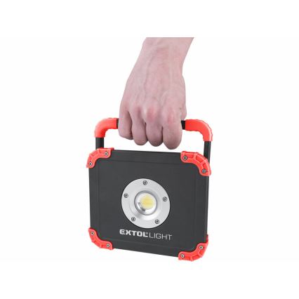 Extol - LED projektør genopladelig LED/20W/6600 mAh/3,7V IP54