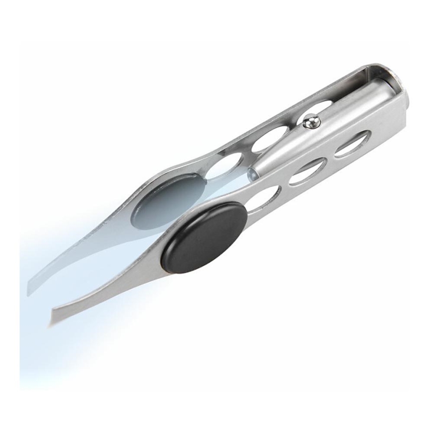 Extol - Pincet m. LED-lys 3xLR41