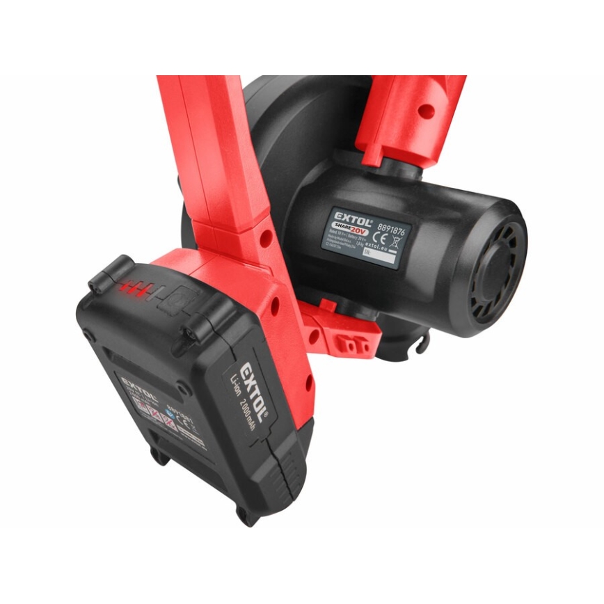 Extol Premium - Akku-blæser 2-i-1 2000 mAh 20V
