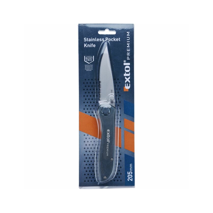Extol Premium - Foldekniv 205 mm rustfrit stål