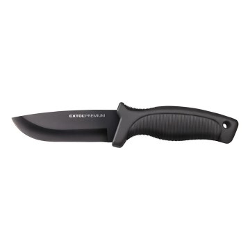 Extol Premium - Jagtkniv sort/rustfri 11 cm