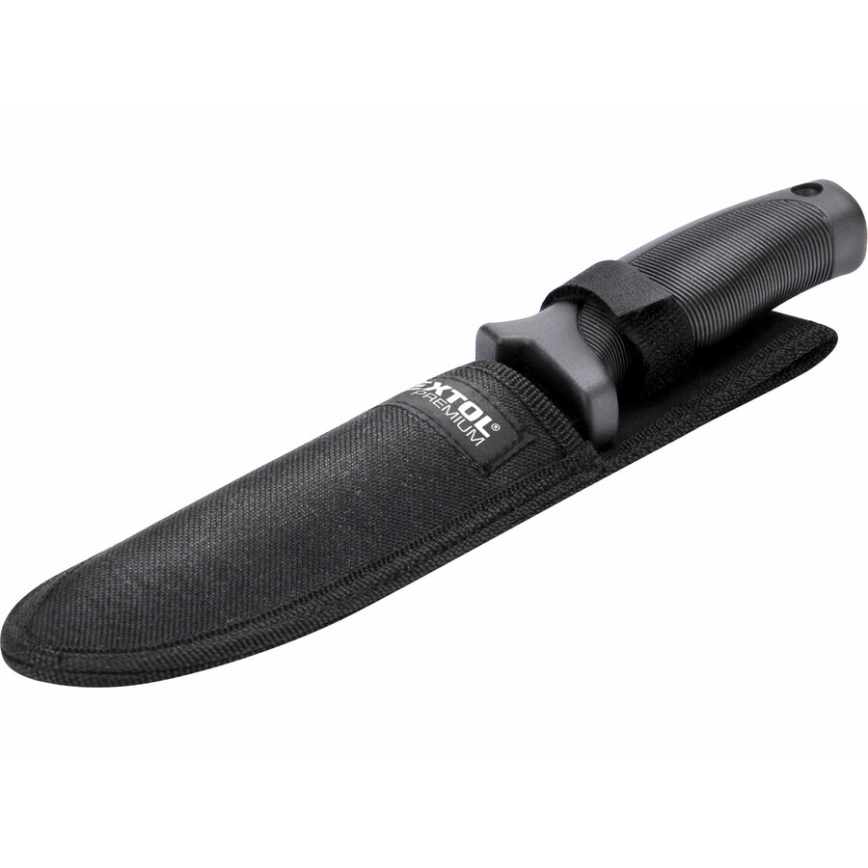 Extol Premium - Jagtkniv sort/rustfri 15 cm