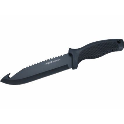 Extol Premium - Jagtkniv sort/rustfri 15 cm