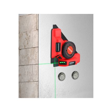 Extol Premium - Laservinkel 90° med elektrisk sugekopmodul 5V/1000 mAh